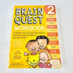 Brain Quest Grade 2 Workbook Ages 7-8 Never Used 294 Pages